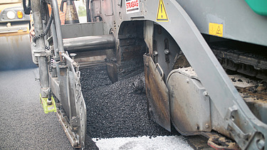 Foto von Niedertemperaturasphalt