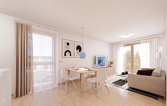 Foto von Visualisierung Innenraum