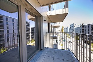 Foto von Green Cube Wien Balkon