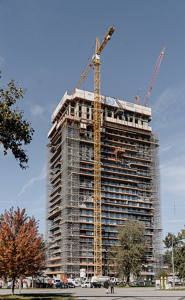 Foto von Wohnhochhaus „Grünblick“ im Viertel Zwei