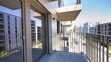 Foto von Green Cube Wien Balkon