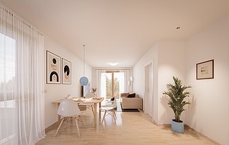 Foto von Visualisierung Innenraum 
