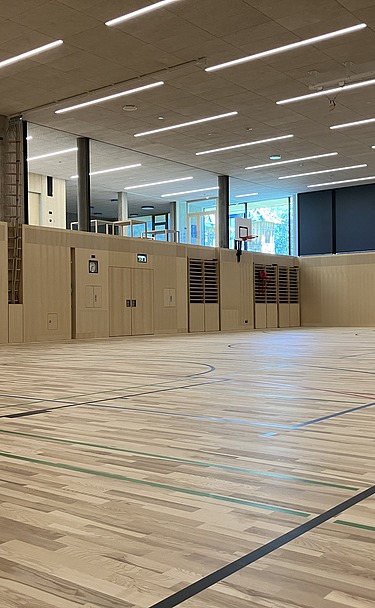 Foto von Sporthalle im Bildungszentrum Terfens 