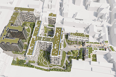 Foto vom Wohnbauprojekt Kennedy Garden Wien