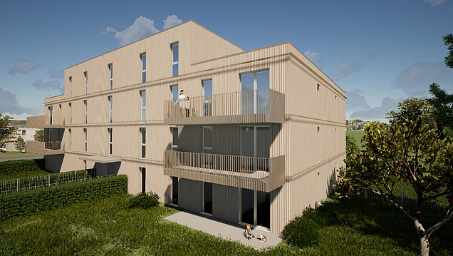 Foto von Visualisierung ConPact Betonbauweise