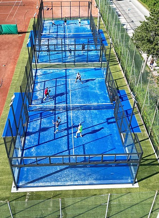Padelsportanlage Foto einer Padelsportanlage