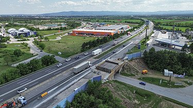 Foto von Sanierung Südautobahn