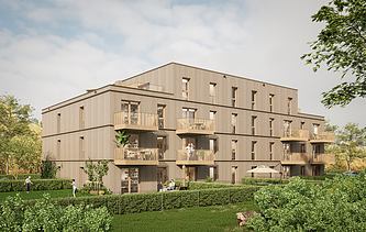 Foto von Visualisierung TETRIQX Haus