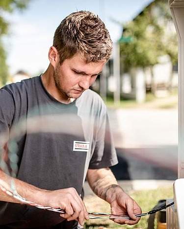 Foto von einem Elektrikern 