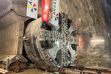 Bild von einer Tunnelbohrmaschine