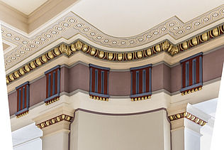 Foto von Deckenmalerei Details im Künstlerhaus