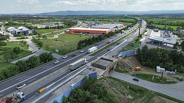 Foto von Sanierung Südautobahn