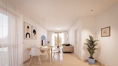 Foto von Visualisierung Innenraum 