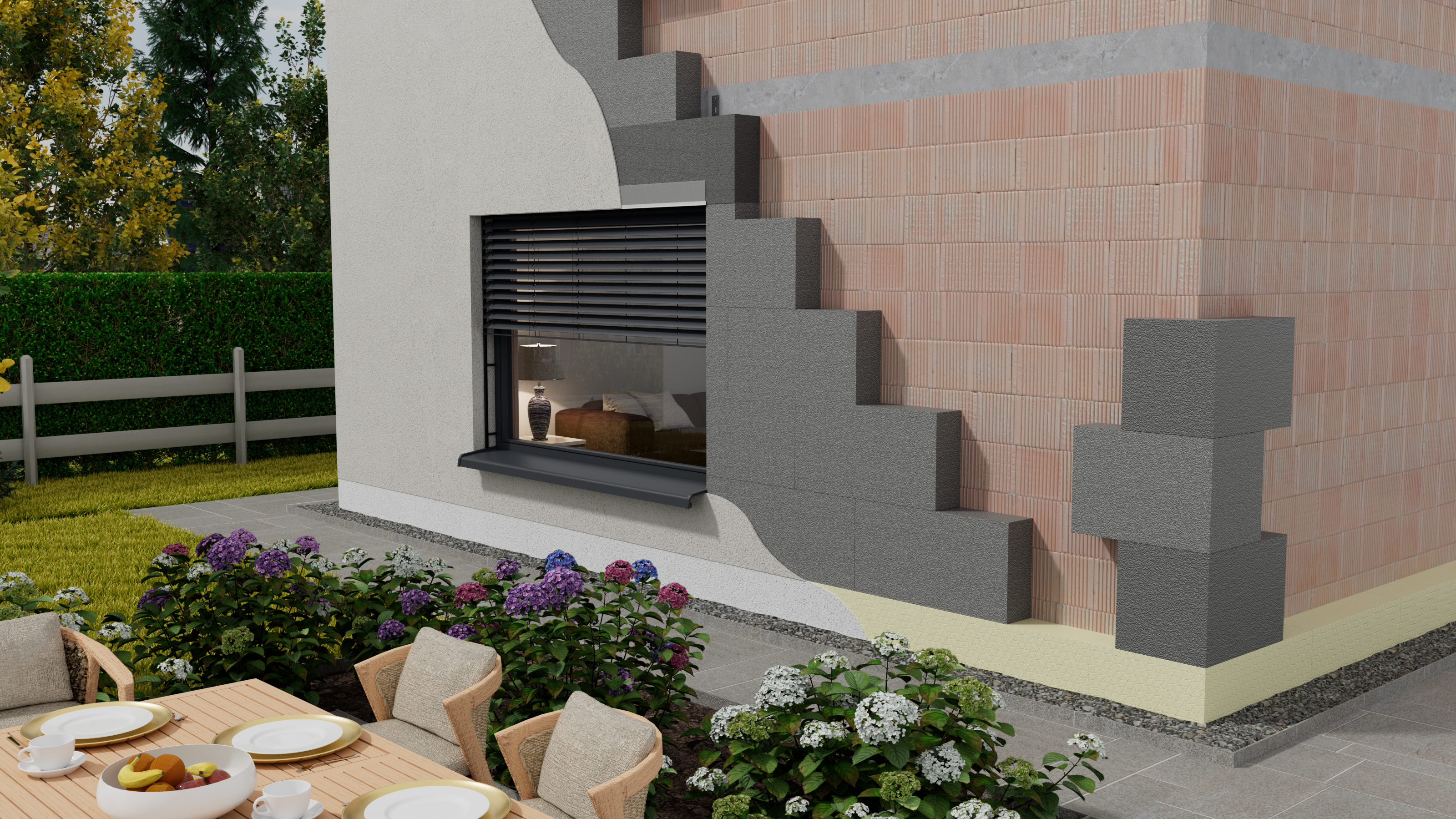 Visualisierung Wärmedämmung