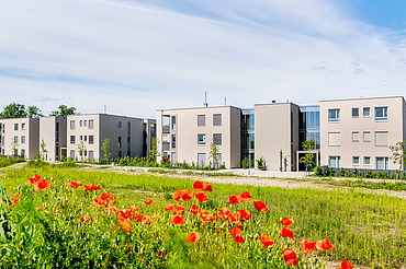 Foto von Wohnanlage und Doppelhäuser 