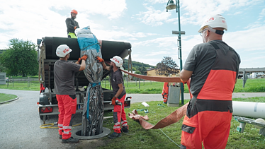 Foto von Grabenlose Kanalsanierung