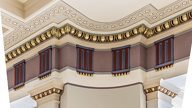 Foto von Deckenmalerei Details im Künstlerhaus