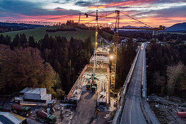 Bild von Brückenbau an der Echelsbacher Brücke