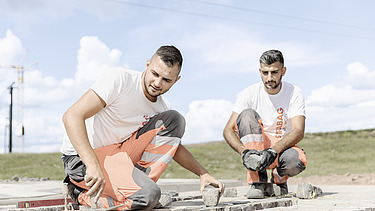 Pflasterungsarbeiten Bild von Pflasterungsarbeiten
