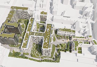 Foto vom Wohnbauprojekt Kennedy Garden Wien