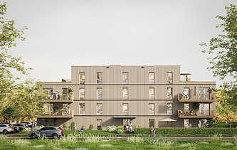 Foto von Visualisierung TETRIQX Haus